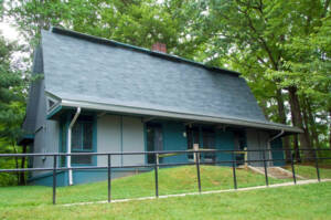 Outside view of the cabins